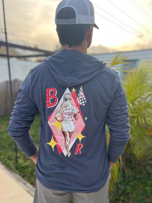 Florida Winter Hooded Long Sleeve T-Shirt