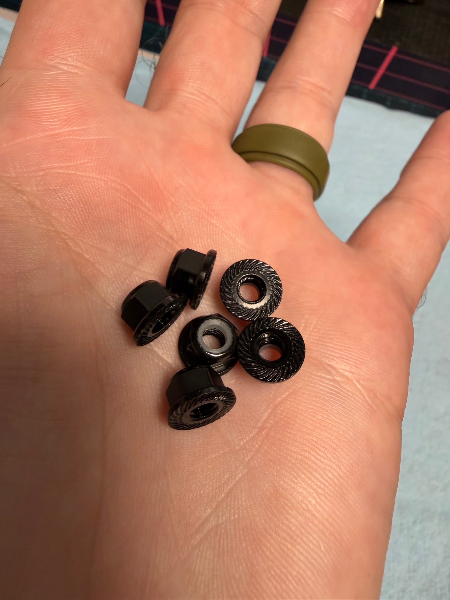 M4 Aluminum Wheel Nuts (6)