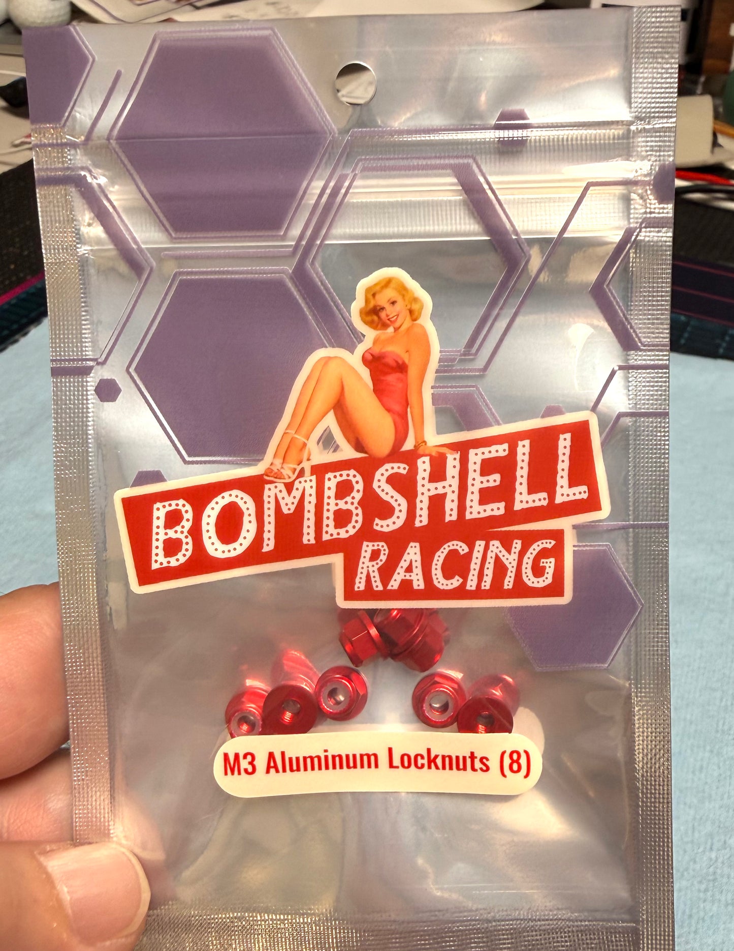 M3 Aluminum Locknuts (8)